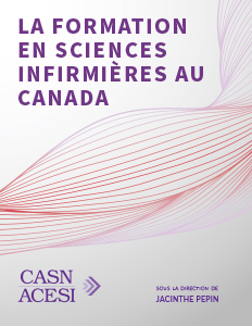 La formation en sciences infirmieres au Cananda text book graphic
